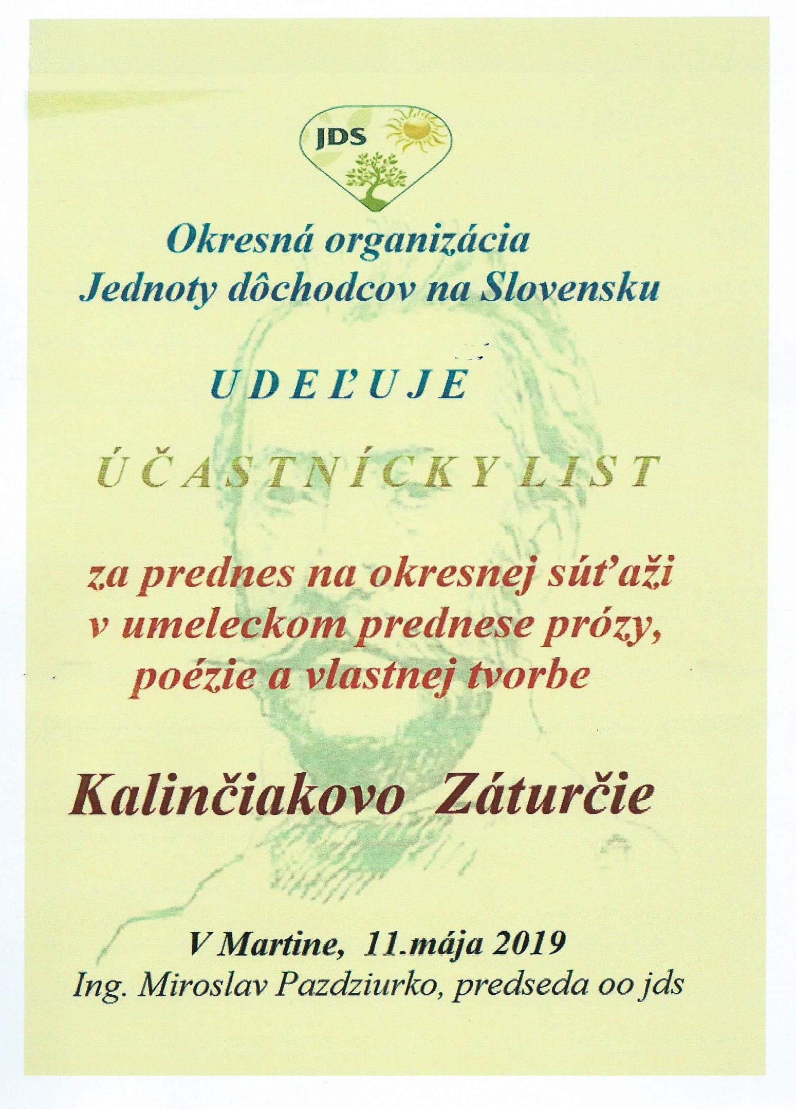 Kalinčiakovo Záturčie, OO JDS 11.5.2019... (5)